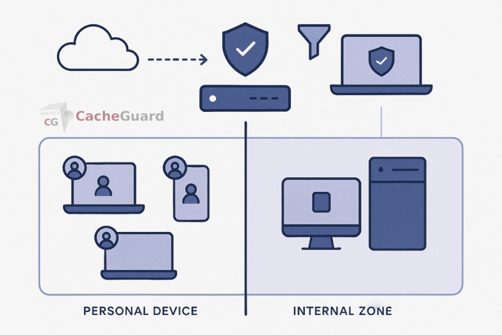 BYOD Security for Small Business with CacheGuard