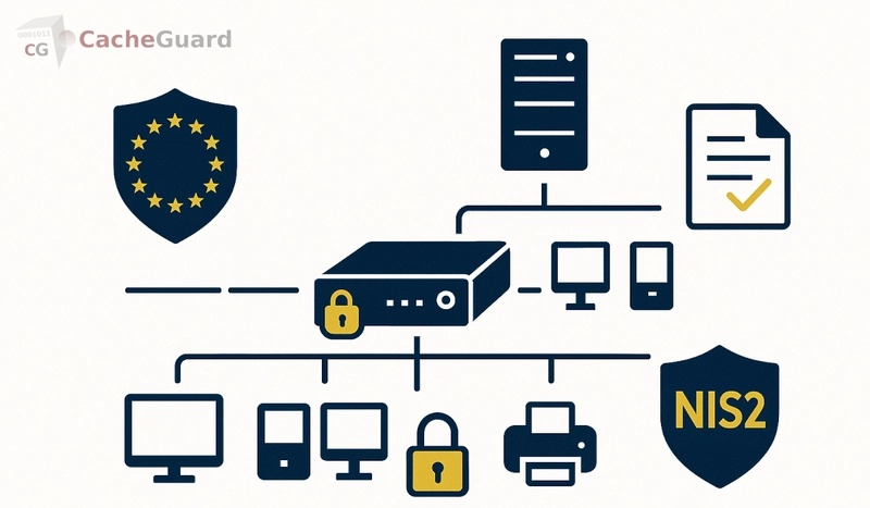 Network Security Compliance with CacheGuard