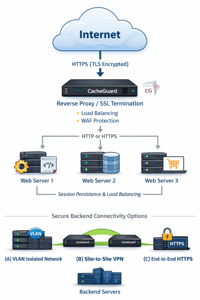 How HTTPS Works with CacheGuard