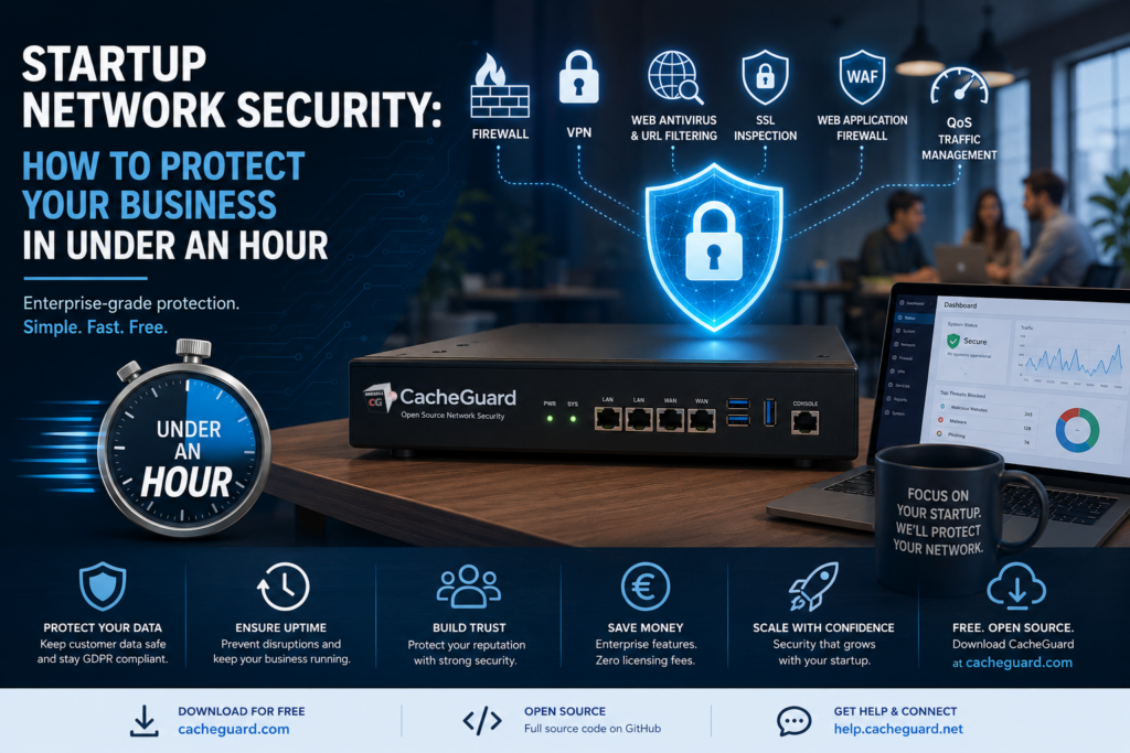 CacheGuard for Startup Network Security